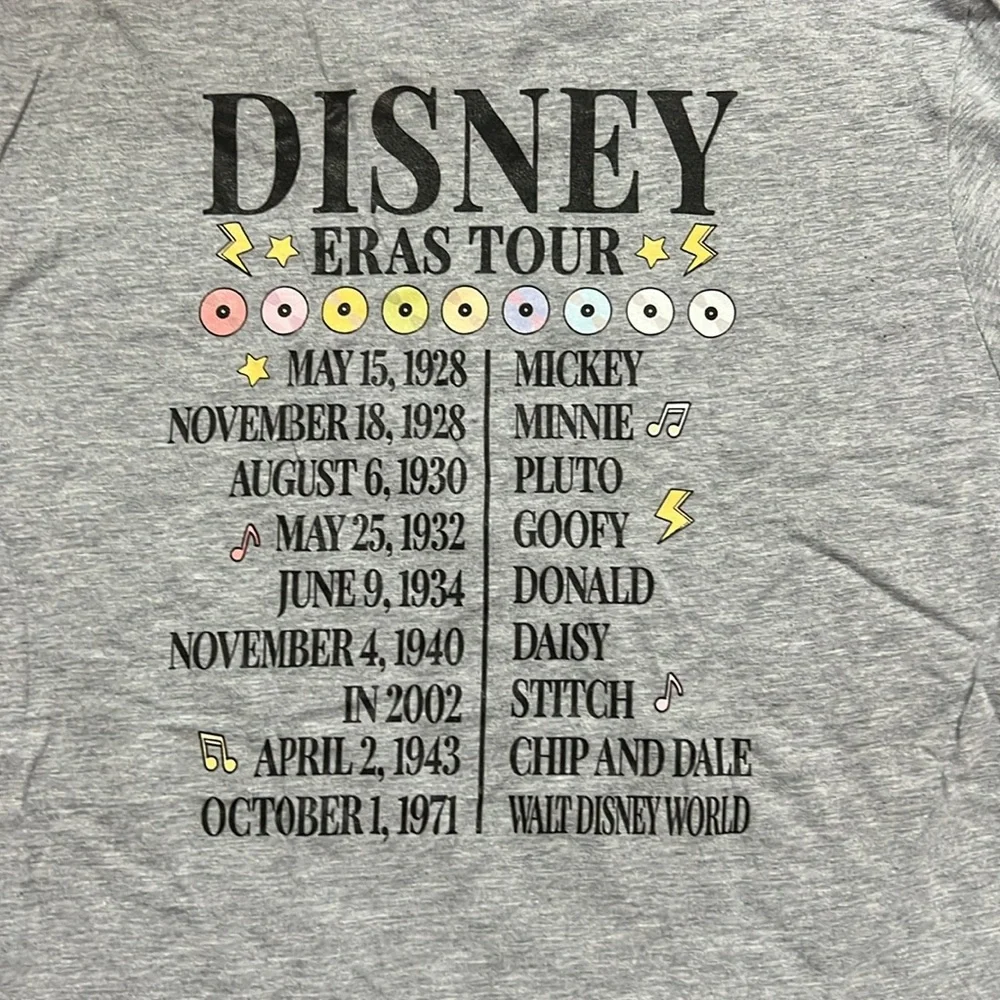 Grey “Disney Eras” t-shirt - Picture 6 of 6